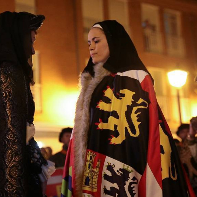 Tordesillas viaja en el tiempo para revivir la llegada de la Reina Juana I de Castilla a la villa