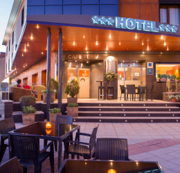 Hotel mesas exteriores