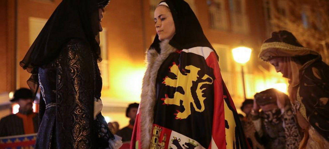 Tordesillas viaja en el tiempo para revivir la llegada de la Reina Juana I de Castilla a la villa